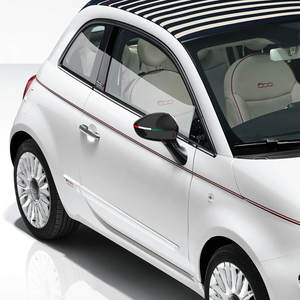 Strisce Adesive Tricolore Italiane per Specchietti Fiat 500 Abarth - Strumento Elegante per Indicatori di Direzione - Product Image 3