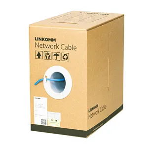 Câble Ethernet solide en vrac Cat 6 non blindé U/UTP 24AWG (100 , 305m)