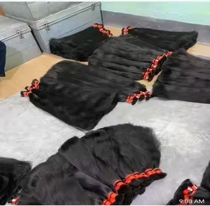 Extensiones de Cabello Humano Virgen Indio, Cutícula Alineada, 100% Remy, Doble Trama a Máquina, Suministro al por Mayor, Proveedor Indio - Product Image 5