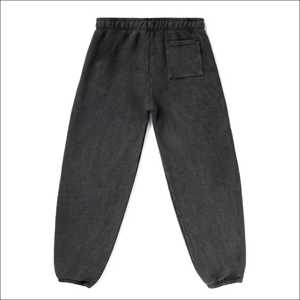 Pantalons de survêtement décontractés pour hommes, très vendus, pantalons de sport, pantalons de gym, taille haute, poches zippées, poids moyen, anti-froissement, 100% coton, élastique - Product Image 2
