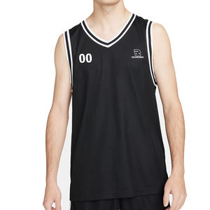 100% Polyester basket-ball col en v gilet haut haute qualité vêtements de sport basket-ball Jogging course débardeurs col en v hauts - Product Image 1