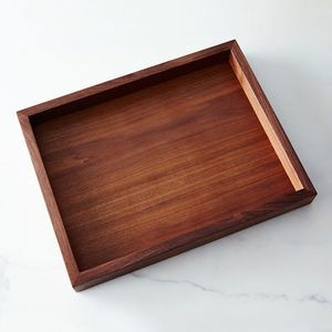 MANTENER FARMOUSE Bandeja redonda de madera de acacia para servir para cocina Hogar o Hotel Vajilla de estilo clásico para fiesta o ser de comida - Product Image 1