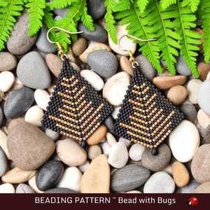 Pendientes bohemios con cuentas y diseño de turquesa, flecos en cascada, regalo de joyería único - Product Image 3