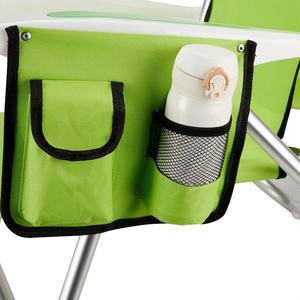 <span class=keywords><strong>Silla</strong></span> portátil para acampar y senderismo, <span class=keywords><strong>silla</strong></span> de pesca, <span class=keywords><strong>silla</strong></span> plegable para salón de <span class=keywords><strong>playa</strong></span> <span class=keywords><strong>con</strong></span> 2 bolsillos y 1 almohada - Product Image 5