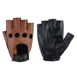 Gants de sécurité à double paume en cuir de vachette personnalisables pour hommes avec protection UV pour la construction et la conduite - Product Image 6