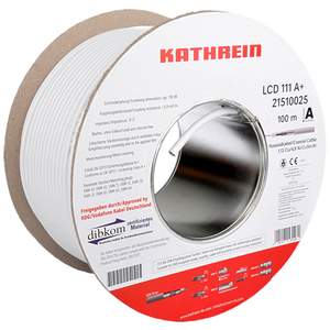Kathrein LCD 111 A+ Cavo coassiale 130 dB bianco 30 m - Product Image 1