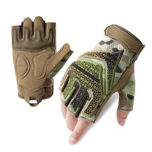 Guantes de Motocicleta de Alta Calidad al por Mayor, Transpirables, Antideslizantes, Diseño Personalizado, Uso Diario en Invierno, Guantes Tácticos de Medio Dedo, Pakistán - Product Image 4
