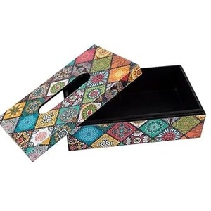 กล่องทิชชู่เรซิ่นที่ใส่ผ้าเช็ดปากสำหรับร้านอาหารบ้านตกแต่งโต๊ะ - Product Image 3