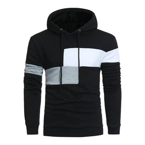 Sudadera con Capucha para Hombre, 100% Algodón, Lisa, Manga Regular, Estampada, Resistente al Viento, Superventas - Product Image 1