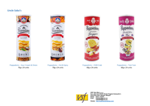 Uncle Saba s Poppadoms Tomato <b>Ketchup</b> 50g X 24 Healthy Snacks Lentil Chips Vegans Gluten Free High Protein Fibre - Product Image 5