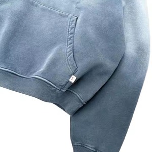 Sudadera con Capucha HIC Nueva, 400gsm, 100% Algodón Francés, Personalizable con Logotipo, Estilo Vintage, Oversize, Lavado Ácido, para Hombre - Product Image 5