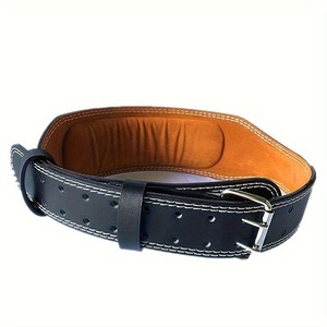 Durable Comfortable Genuine Leather Pro Weight Lifting Belt Low MOQ Factory Made Weight Lifting Belt - Product Image 5
