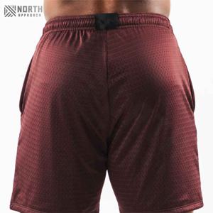 Shorts de bain de compression pour hommes, service OEM personnalisé, haute qualité, séchage rapide, taille élastique, respirant, polyester/coton, course estivale - Product Image 3