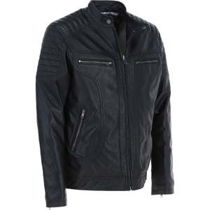 Diseño superior 100% Chaqueta de invierno de manga larga con cuello levantado de cuero de alta calidad para hombre Diseño personalizado disponible a un precio razonable - Product Image 1