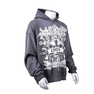 100% Cotton Quick Drying Solid Color <b>Men's</b> Acid Wash Hoodie Latest Arrival Casual Wear Long <b>Sleeve</b> Acid Wash <b>Men</b> Hoodies - Product Image 3