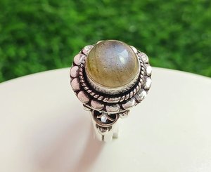 Handmade 925 Solid Sterling Silver Signet <b>Ring</b> Natural Blue Labradorite Diamond Oval Shape <b>Mens</b> Women's Gemstone <b>Ring</b> Wholesale - Product Image 1