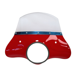 Mosquitera roja modelo 'Classic' para Lambretta LI S3 (incluye juego de soportes) - Product Image 1