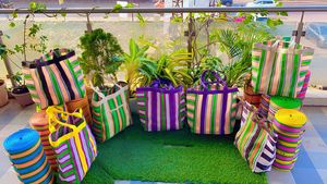 Nylon Shopping <b>Bag</b> Sustainable Recycled Polypropylene Plastic Recycled Made India-Bulk Options Eco-Friendly Large <b>Woven</b> PP <b>bags</b> - Product Image 2