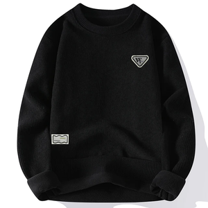 Wholesale Custom Premium Plain Sweater 100% Cotton Sweat Shirt Printed Graphic Embroidered Logo Pullover <b>Men</b> <b>Crewneck</b> <b>Sweatshirt</b> - Product Image 1
