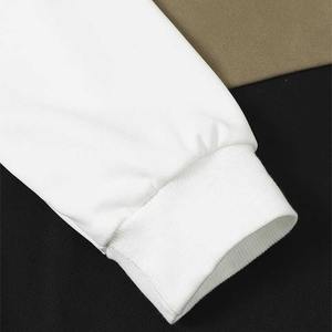 Sudadera con capucha de gran tamaño bordada con logotipo personalizado básico de moda para hombre 2025 ropa transpirable de alta calidad - Product Image 3