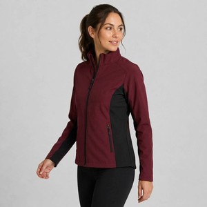 Veste softshell pour femme de qualité supérieure, dotée d'un matériau flexible et d'un intérieur doux pour le confort en voyage, les activités de plein air et les tenues décontractées - Product Image 2