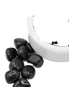 PIERRE DE POCHE D'OBSIDIENNE NOIRE DE CRISTAL EN VRAC NATUREL DE VENTE EN GROS POUR LA MÉDITATION REIKI GUÉRISON PIERRE DE POCHE OBSIDIENNE NOIRE POLIE - Product Image 6