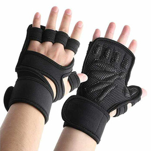 OEM Wrist Support Gym Dumbbell Weightlifting Gloves <b>Half</b> Finger Anti <b>Slip</b> Sport Workout Fitness Gym Wear Gloves for Sale - Product Image 6