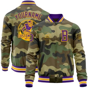 Veste bomber varsity à deux tons avec fermeture éclair, rouge royal et blanc, décontractée, hiver, sur mesure, vente en gros directe de l'industrie - Product Image 5