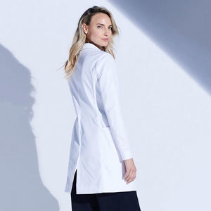 Blouse de laboratoire unisexe à manches longues, légère, infroissable, en polyester/coton, pour infirmières, hôpitaux, usage médical - Product Image 4