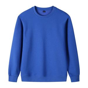Meilleure qualité nouveau Style Streetwear couleur unie hommes pull sweat hiver chaud à manches longues hommes sweat - Product Image 3
