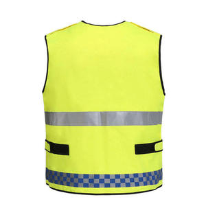 Fabrication de gilet réflecteur de sécurité haute visibilité vêtements de travail multipoches uniforme de sécurité OEM gilet haute visibilité pour chaussée - Product Image 3