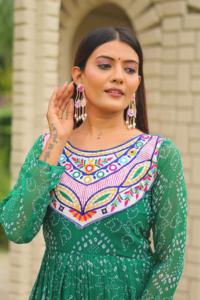 2025ฤดูร้อนแฟชั่นใหม่เสื้อเด็กผู้หญิงคอกลมผ้าทอผ้าลายเรขาคณิตปักลายด้วยกระจกจริงยาวถึงพื้น - Product Image 6