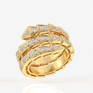 Cut Moissanite 2.03 Carat Colorless (D-E) Excellent/Brilliant Cut Prong Set Rhodium Plated Wedding Eternity Band <b>Ring</b> 9K Gold - Product Image 2