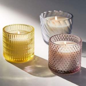 Portavelas de cristal con un brillo cálido y suave para enriquecer la decoración del hogar y crear un ambiente festivo, cálido y tranquilo. - Product Image 6
