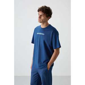 Parliament Men's Oversize Fit Printed T-Shirt 100% Cotton <b>Jersey</b> Thick Textured-88365 - Product Image 3