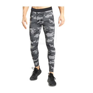 High Quality Men's <b>Knitted</b> <b>Leggings</b> Spandex/Polyester Breathable Quick Dry for Fitness & Gym Workouts Wholesale Gym Wear - Product Image 1