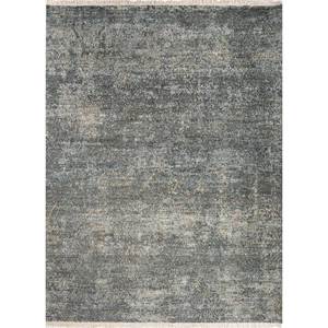 Alfombra de Lana Azul Entropía Anudada a Mano con Patrón Abstracto de Rompecabezas para Dormitorio o Pasillo, Modelo Rectangular de Felpa Reb-1489 - Product Image 1