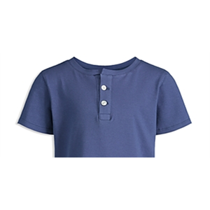 Mini Serie di Magliette Henley Vintage per Ragazzi Taglia 2T, Polo Blu in Maglia, T-Shirt per Bambini con Stampa Logo Cartoon Stile Vintage - Product Image 2