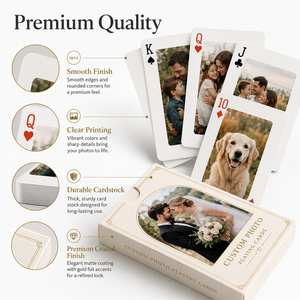 <span class=keywords><strong>Jeu</strong></span> <span class=keywords><strong>de</strong></span> cartes <span class=keywords><strong>de</strong></span> <span class=keywords><strong>poker</strong></span> personnalisé avec photo, cartes à jouer personnalisées pour mariage, cadeaux <span class=keywords><strong>de</strong></span> fête, <span class=keywords><strong>jeu</strong></span> <span class=keywords><strong>de</strong></span> cartes avec photo, vente en gros - Product Image 4