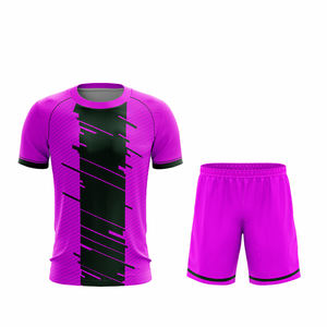 Kit de fútbol personalizado de alta calidad Último diseño Material transpirable de secado rápido Conjunto completo Ropa de fútbol al por mayor - Product Image 5
