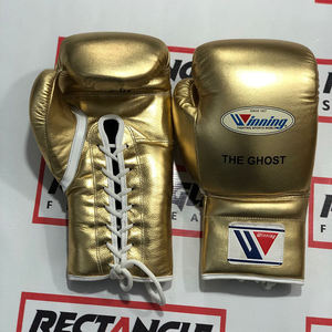 Nouveaux gants de boxe de haute qualité personnalisés en cuir de vache véritable avec logo personnalisé et toutes les couleurs et tailles disponibles - Product Image 3