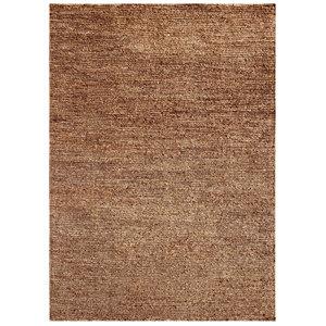 Alfombras de Yute y Cáñamo Anudadas a Mano Hula, Color Beige y Marrón Sólido para el Hogar-Px-01 - Product Image 1