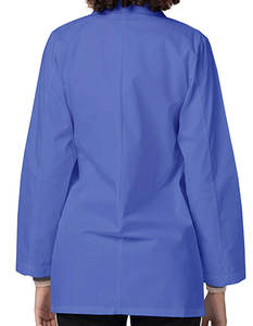 Vestido de enfermera de Hospital con cuello de solapa frontal con botón para mujer, uniforme de médico, bata de laboratorio, disfraz - Product Image 3