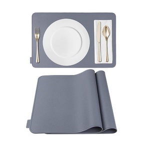 Sets de table en cuir de luxe pour napperons de table et sous-verres napperons personnalisation décorer utiliser des napperons en cuir - Product Image 1