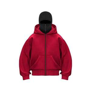 Personalizar DTG bordado 3D Puff serigrafía peso pesado algodón grueso hombres desgastado Vintage piedra ácido lavado Sudadera con capucha invierno - Product Image 4