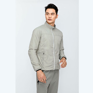 Windbreaker Men <b>Jacket</b> Run Training Workout <b>Cycling</b> Zipper Top Outdoor Windproof Sweatshirts Causal Man Sport Coat - Product Image 5