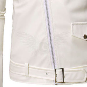 Factory Leather <b>Jackets</b> Stand Collar Fleece Coat Plus Size PU Leather <b>Jackets</b> for <b>Men</b> - Product Image 6