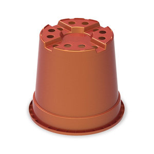 Pentole rotonde in plastica riciclata Serie CC di alta qualità disponibili in vari colori - Product Image 2