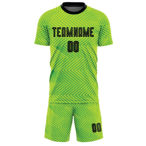 INDEX SPORTS WEAR Conjunto de Camiseta de Fútbol Sublimada Personalizada, Negra con Rayas Rojas, Cuello Redondo, Manga Corta, para Adultos, Absorbe la Humedad - Product Image 6