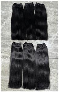 Venta al por mayor de máquina natural de doble trama 10A 12A Extensiones de cabello humano virgen indio de doble dibujado Onda del cuerpo - Product Image 6